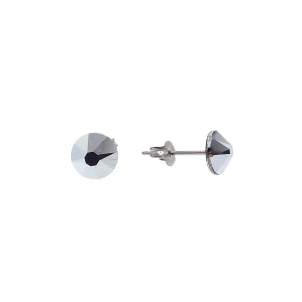 Light Chrome Titanium Earrings