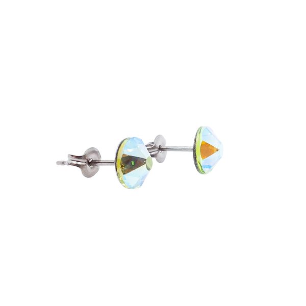 Peridot Aurore Boreale Titanium Earrings