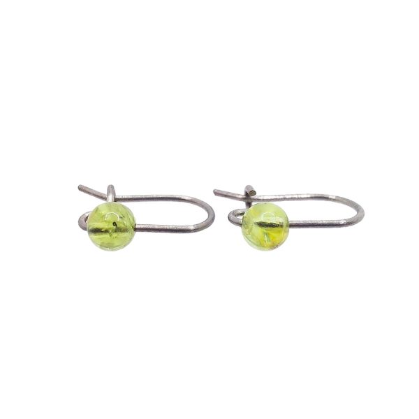 Peridot Titanium earrings for children